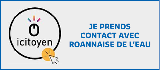 Bouton je prends contact avec Roannaise de l'Eau